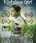 Rickshaw Girl Dvd Movie A Killer Bangladeshi Coming Of Age Drama Starring Novera Rahman film poster featuring a young girl with a rickshaw.