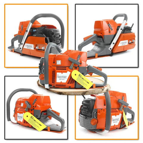 Heavy Duty Gas Chainsaw With 28 Inch Bar 71cc 5.3HP Professional Power Head For Commercial Forestry Compatible With Husqvarna 372XP