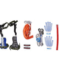 Adjustable Tree Climbing Spikes For Arborist Work With Belt And Rope Pro Grade Steel Gear set with gloves and accessories