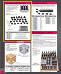 25 Piece Hole Transfer Screw Set For Quick No Brainer Accurate Hole Mapping With M6 X 1, M8 X 1.25, M10 X 1.5, M12 X 1.75 in packaging