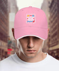 Lightweight Pink Dope Baseball Cap For Men With Breathable Six Panel Design, Low Profile Fit, Cotton Hat For All Day Comfort