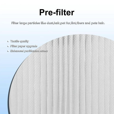 Pre-filter detail of Replacement Filter For Vremi And Hokeki VK-6067B Air Purifiers 4 In 1 H13 True HEPA High Efficiency Replacement