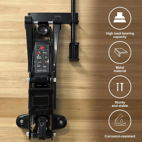 Floor Jack Stand Wall Mount For Hydraulic Trolley Jacks Heavy Duty Wall Storage Brackets Organizer Universal Wall Rack Holder