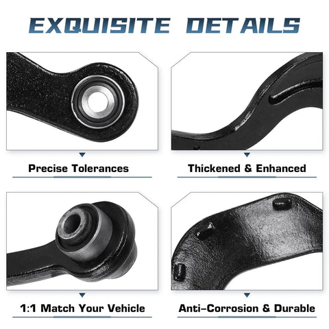 Close-up details of Beefed-Up Rear Upper Control Arm Set For 2008-2017 Buick Enclave, 2009-2017 Chevrolet Traverse, 2-piece kit