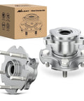 Beefy Rear Wheel Hub Bearing Assembly 512374 5 Lug 2 Pack Compatible With Toyota RAV4 2006 2018 And Lexus NX200t NX300h NX300 2015 2019 AWD 4WD Rear Left Right Replacement shown front and rear