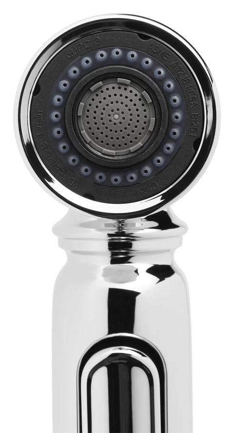 Genuine Side Spray Assembly in Polished Chrome for Kitchen Faucets Replacement Part with Durable Materials Easy Install