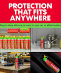 Lithium-Ion Battery Fire Extinguishing Gel 3-Pack for Electronics in storage and use settings, showing compact 14oz canister size.
