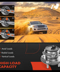Rear Wheel Bearing Hub Assembly 5 Lug Compatible With Mazda CX 5 2013 2020 And Mazda 6 2014 2020 FWD Only High Load Capacity