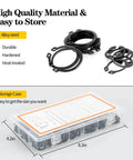 500Pcs Retaining Ring Set M4 To M28 With 21 Sizes Alloy Steel Circlip Snap Ring Kit Including 4 Pliers For Internal And External Snap Rings