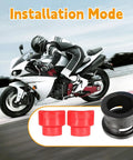 All In One Fork Seal Driver Tool Kit For Motorcycle And Bike 35mm To 50mm With Six Adapters displayed with motorcycle image