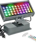 Color Changing RGBW Wall Washer Flood Light With RF Remote Built Tough For Outdoor And Indoor Use 144W Waterproof LED
