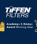 Tiffen Filters logo with Academy and Emmy awards for 49mm Black Pro Mist One Eighth Diffusion Filter Ultra Slim for Cinematic Portraits