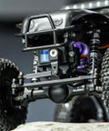 Close-up of installed 7Kg Waterproof 2065 Servo With Mount And Horn For 1/24 Axial SCX24 RC Crawler Upgrade on vehicle