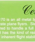 Cessna 170 Laser Cut Model Kit For DIY Builders With 24 Inch Wingspan Precise Balsa Parts Vacuum Formed Wheels Packaging Image