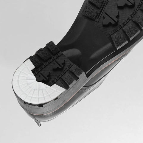 Premium 4mm Rubber Sole Protector Pads Stick On Shoe Heel Repair Patches on sneaker sole, protecting against wear and tear.