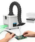 Heavy Duty Solder Fume Extractor With HEPA And Carbon Filter 180 Cubic Meters Per Hour Strong Suction 3 Level Airflow