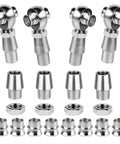 Built Tough Three Quarter Inch Heim Joint Rod End Kit with 4130 Chromoly Bodies and 52100 Steel Balls components displayed.