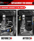 Ford Bronco Gear Shift Side Storage Box Organizer For 2021 To 2025 2 Door And 4 Door Models installed in center console