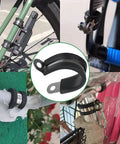 Cable clamp set; 125pcs, stainless steel with rubber coating, cushioned insulated clamps in 12 sizes for wires/pipes.