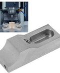 Low Profile Side Clamp Vise Set 2Pcs With Arc Shaped M8 Clamping Jaw S136H Die Steel Construction for CNC milling machine.