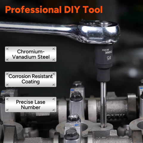 Magnetic Tap Socket Set Twelve Piece For One Quarter Inch And Three Eighths Inch Drive with secure magnetic locking in use