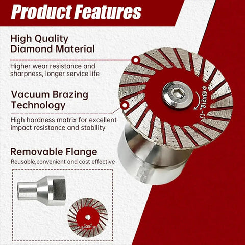 Pro Grade Ultra Thin 1.57 Inch Diamond Saw Blades Set 3Pc Precision Mini Cutting Blades For Granite Marble Sandstone 40mm Professional Grinder Tools For Easy Stone Cutting, diamond blade with flange