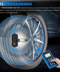Chill Out And Cruise With These Straight Swap Tire Pressure Monitoring Sensors Running At 315 Mhz A Rock Solid Set Of Four For Toyota Camry Corolla Rav4 Highlander And Prius, showing TPMS sensor and diagnostic tool.