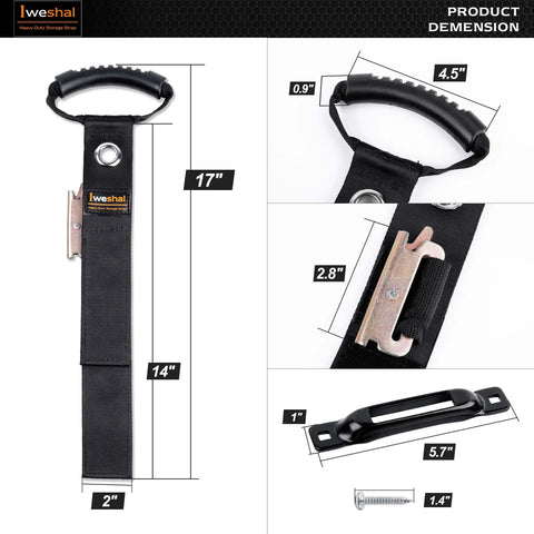 E Track Cord Organizer Straps 4 Pack Heavy Duty Storage For Cables Hoses And Extensions On E Track 17 Inch dimensions
