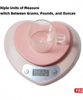 Digital Kitchen Scale With LCD Display For Baking And Cooking Like A Pro, 11 Lb Capacity, Ultra Accurate 0.03 Oz Increments, Easy Tare