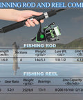 6.9 Foot Telescopic Rod And Reel Combo With Pliers And Lip Gripper, Lures, Accessories, And Carry Case, Ready To Fish Starter Kit
