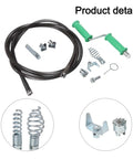 Heavy Duty Electric Pipe Auger With A Rock Solid Steel Spiral Cable and interchangeable cutters for drain clogs, 3m steel cable.