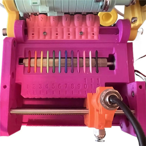 Slick 12 Color Multifilament Feeder Upgrade Kit For 3D Printers With Automated Filament Switching System For Boss Level Multi Material Printing And Dead Simple Color Changing Across Twelve Spools Every Time You Fire Up The Build Plate