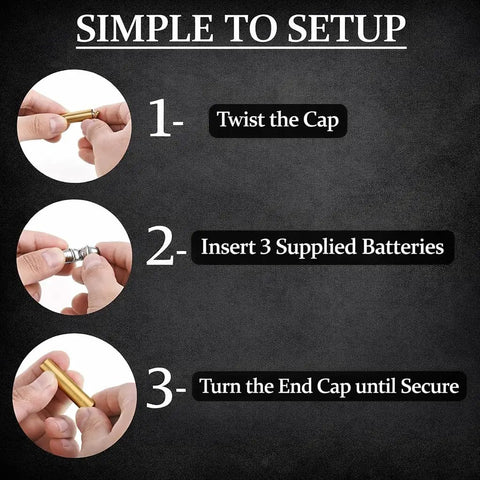 Step-by-step setup guide for 410 Gauge Red Dot Laser Bore Sighter For Rifle Training And Scope Alignment Laser Trainer Bullet
