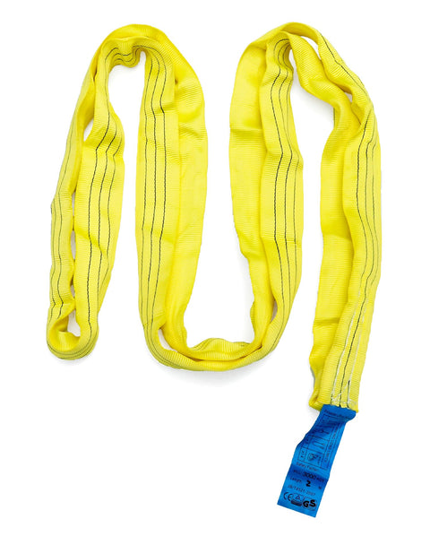 Endless Round Sling Set For Rigging And Towing, Beefy Yet Flexible Heavy Duty Polyester Lifting Slings, 6 Foot Length
