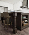 Legacy Tapered Cabinet Column 5 W X 5 D X 35.5 In Height Unfinished Maple for cabinets islands and mantels in kitchen.