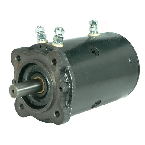 24 Volt Winch Motor For Ramsey Winches Replacement Part 2.6KW Heavy Duty RE Rotation, black cylindrical design