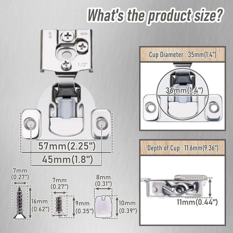 Lay Off The Slamming Routine With These Smooth As Butter Soft Close Cabinet Hinges For Face Frame Kitchen Doors And Drawers Featuring Built In Dampers And Precise Three Way Adjustments In A 10 Piece Pack
