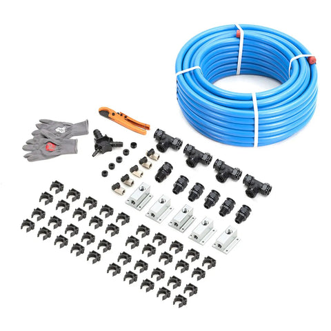 Three Quarter Inch Shop Air Line Kit 200 Foot No Fuss Leak Proof Piping For Garage Or Shop Easy To Install Air Hose System Durable