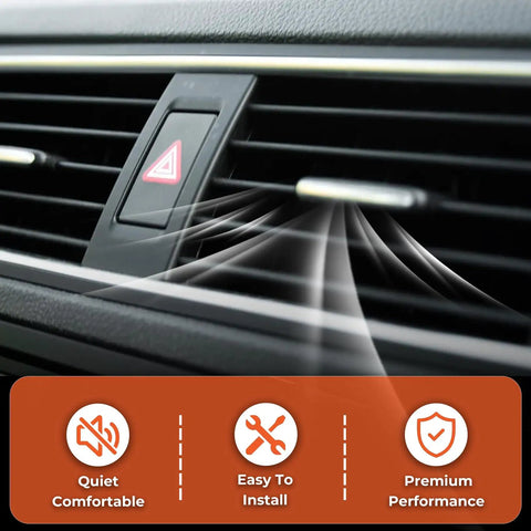 Car air vent illustrating AC airflow, highlighting benefits of AC Compressor Clutch Replacement CO 29091C for Mitsubishi models