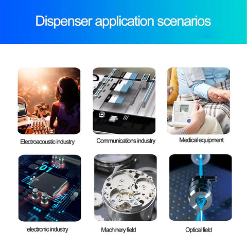 Application scenarios for Semi Automatic Glue Dispenser Machine DC 24V With Digital Display Solder Paste Dropper