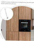 soft close cabinet hinge shown on a wooden kitchen cabinet
