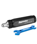 AOOSEDOO PTFE hose assembly tool with blue double-ended AN wrench; black body supports 4AN–10AN fuel lines
