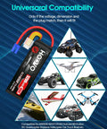 6S LiPo Battery 22.2V 5200mAh 100C EC5 Connector for RC Cars, Trucks, Planes and Boats with compatibility chart