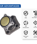 Rear Wheel Hub And Bearing Assembly For Nissan Sentra 2007 2008 2009 2010 2011 2012 2.0L L4 No ABS Premium Replacement close-up