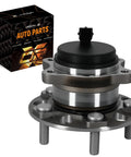 Rear Wheel Bearing And Hub Assembly With ABS Direct Fit For Hyundai Sonata 2016 To 2019 Tucson 2016 To 2021 Veloster N 2019 To 2021 Kia Optima 2016 To 2020 Sportage 2017 To 2020 Cadenza 2017 To 2020 With 5 Lug