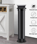 Floor Standing Espresso Knock Box For Baristas, Pro Style Commercial Grade Coffee Grounds Receiver by kitchen counter
