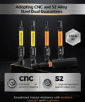Allen Wrench Drill Bit Set 21 Pcs Metric And SAE High Strength S2 Steel One Quarter Inch Hex Bits With CNC Machined Tips
