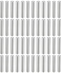 3 Mm Dowel Pins 72 Pack Set, Hardened Bearing Steel Alignment Pins With Precision Ground Cylindrical Bodies Laid Out