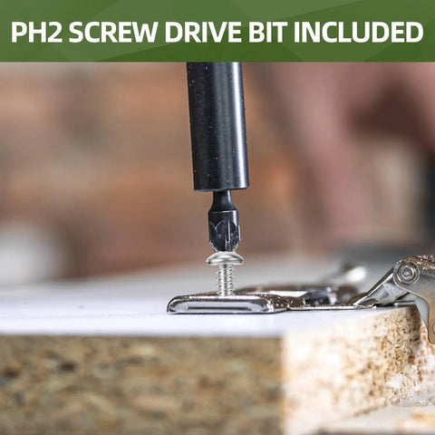 Heavy Duty Pan Head Sheet Metal Screws, Self Tapping Phillips Drive Fasteners, Corrosion Proof 304 Stainless Steel, 1 1/4 Inch Length, screw driver bit driving screw into wood.