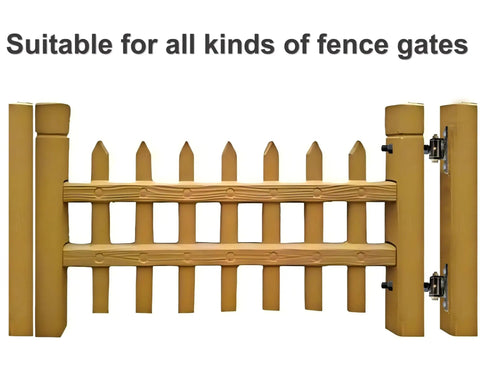 Heavy Duty T Bolt Gate Hinges Pair Handles 700 Lbs Load Bearing Thickened Solid Carbon Steel for fence gate installation